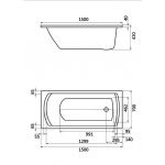 Ванна Акриловая Santek Монако XL